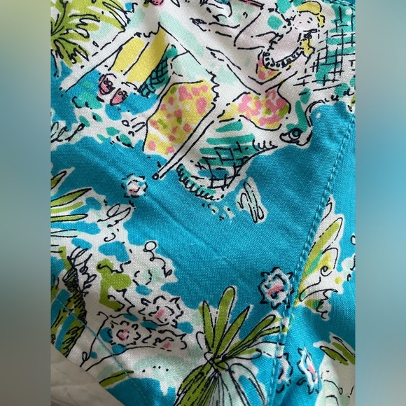 Lilly Pulitzer Callahan Jungle Glam Toile Shorts Women's Size 0 - Picture 5 of 5